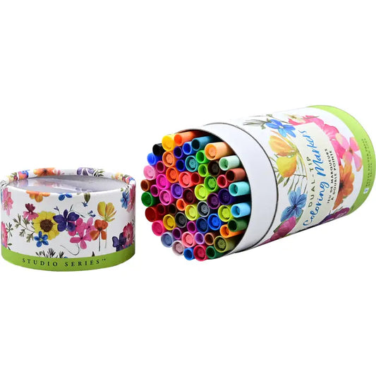 Dual-Tip Coloring Markers - Set of 60
