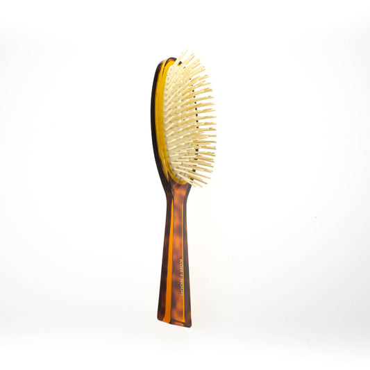 Luxury Pneumatic Hair Brush with Gold Plated Metal Pins