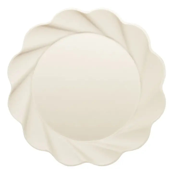 Simply Eco Compostable Extra Large Plate - Cream
