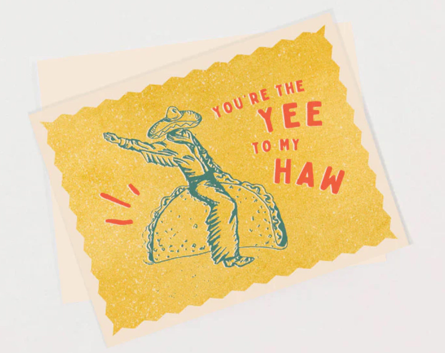 Taco Cowboy Greeting Card