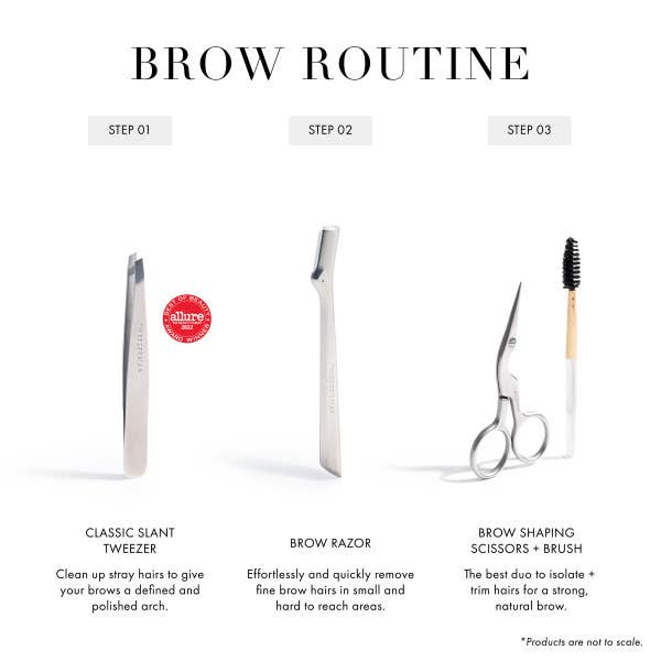 Tweezerman Stainless Brow Shaping Scissors Set