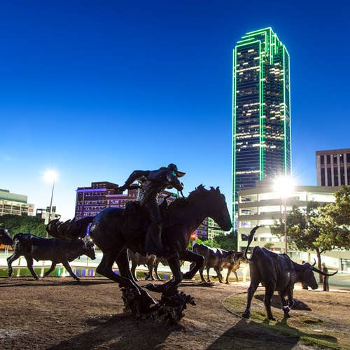 The Dallas Cattle Drive Coaster