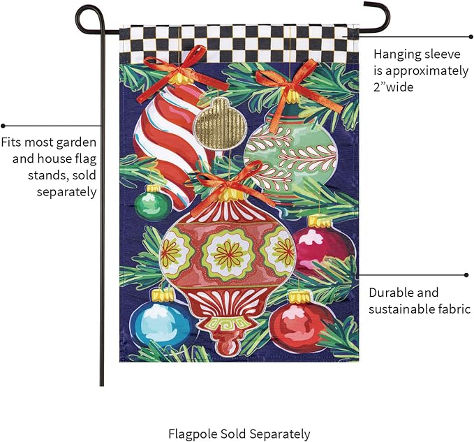 Ornaments Garden Flag