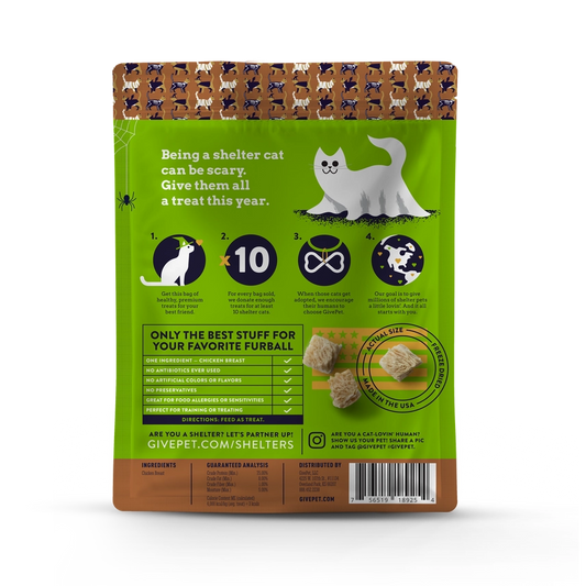 Halloween Purr-Ty Freeze-Dried Chicken Cat Treats