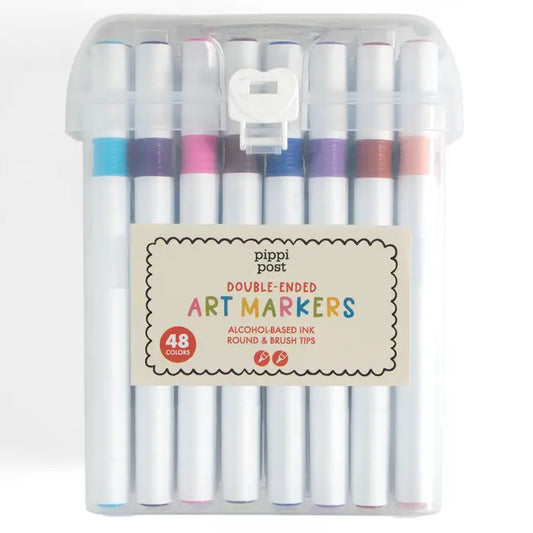 Pippi Post Dual Tip Art Marker Set