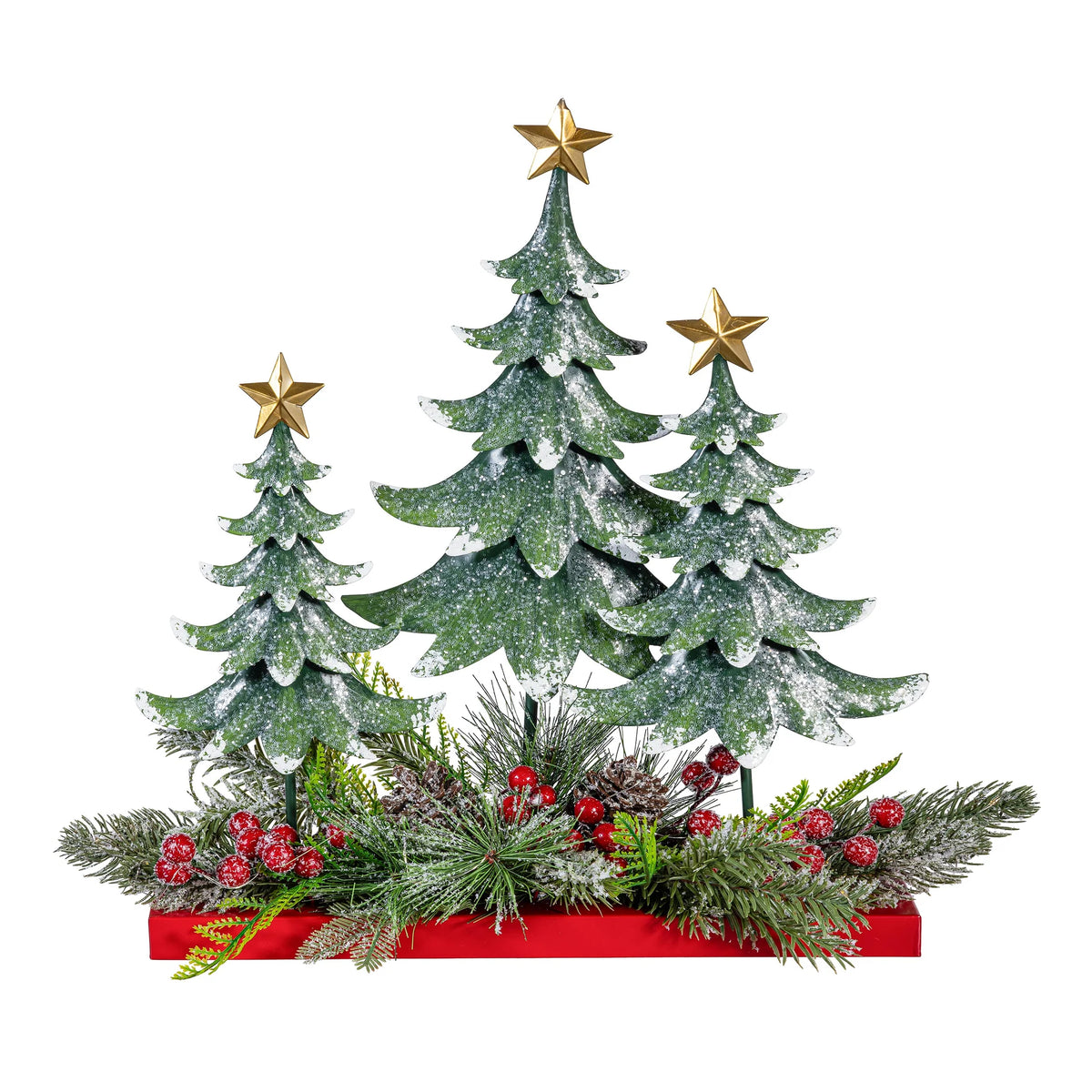 Joyful Traditions Christmas Trees Centerpiece