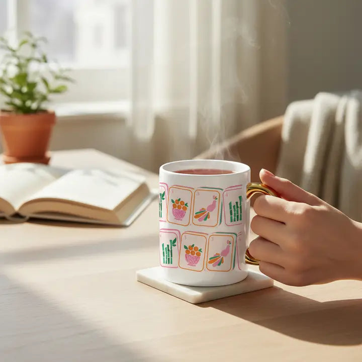 Mahjong Tiles Ceramic Mug