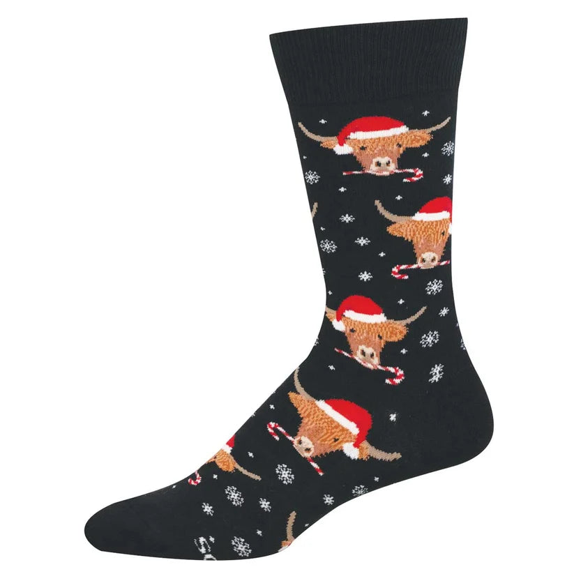 Highland Holidays Crew Socks