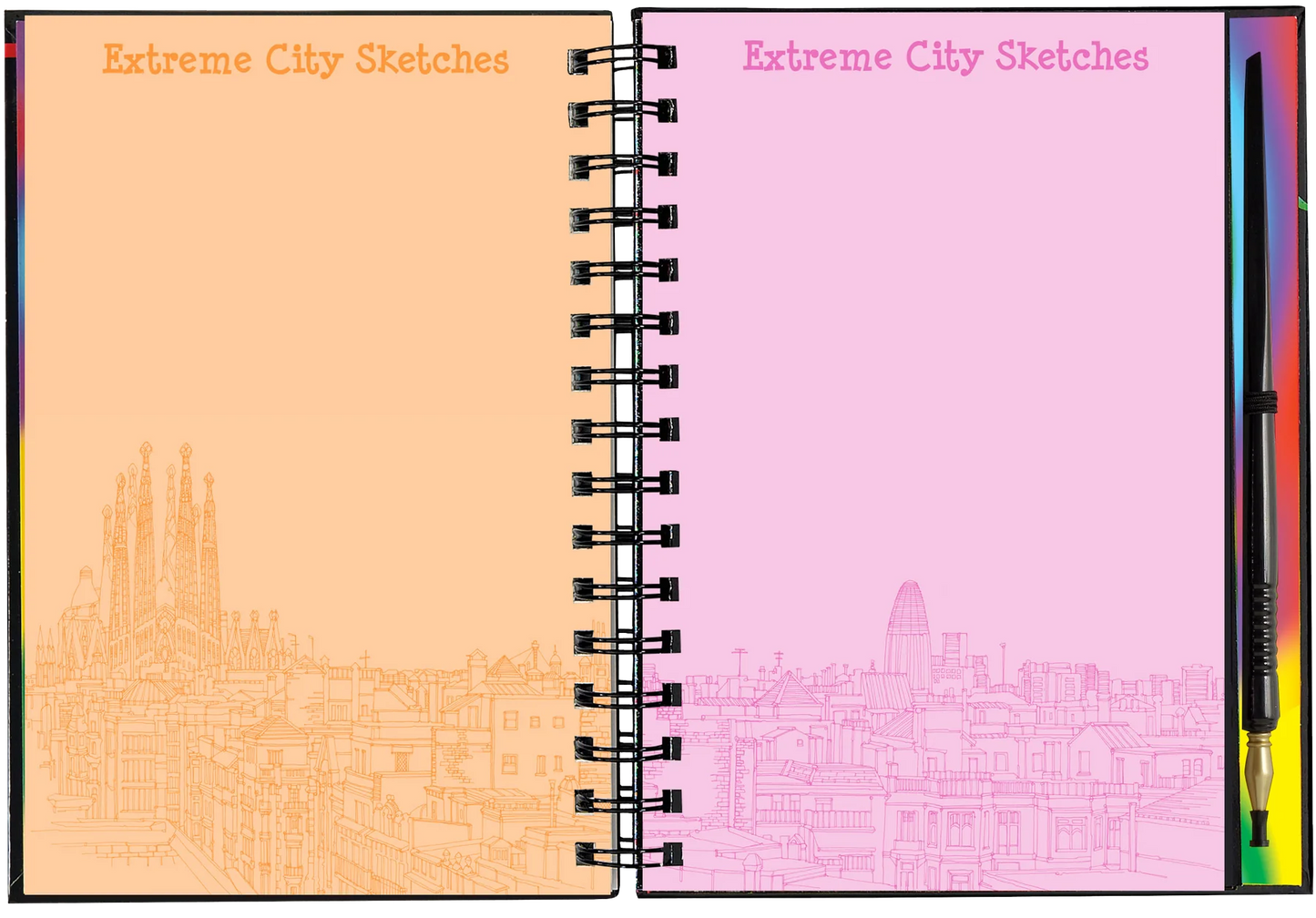 Extreme! Cities Scratch and Sketch