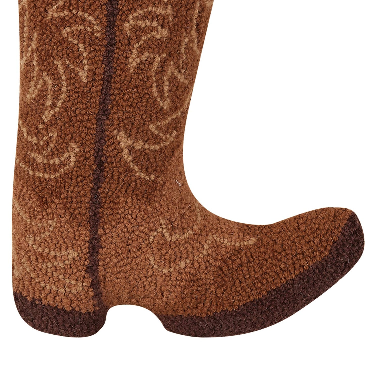 Cowboy Boot Wool Pillow