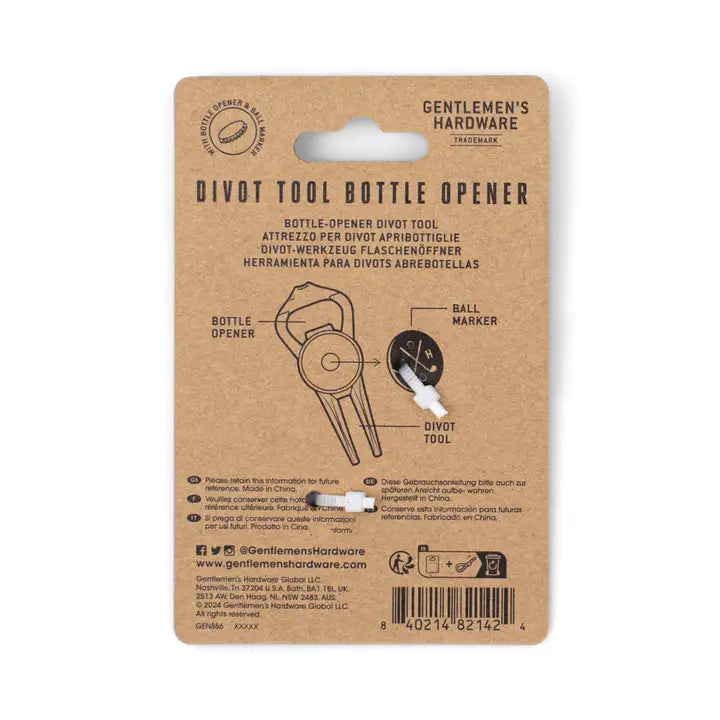 Divot Tool Bottle Opener