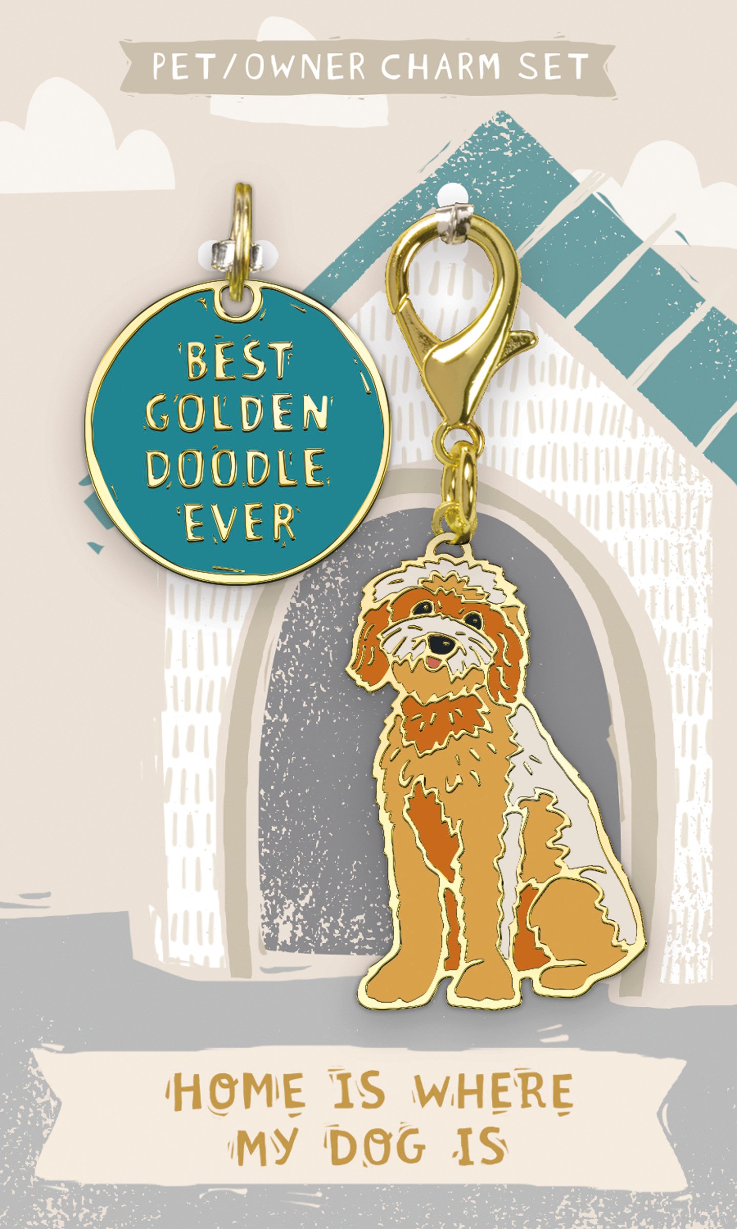 Best Goldendoodle Ever Charm Set