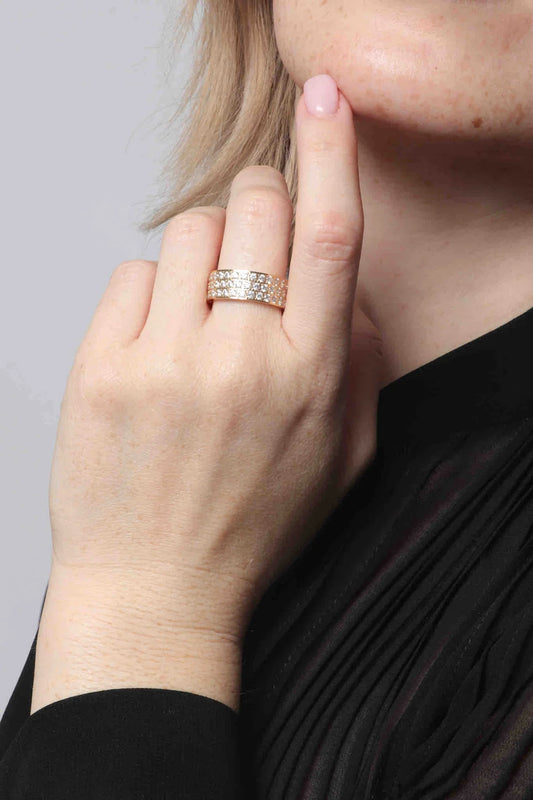 Marrin Costello Jewelry: Biggie Band Pave Ring