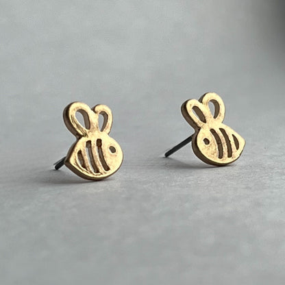 Bumblebee Stud Bud Stud Earrings