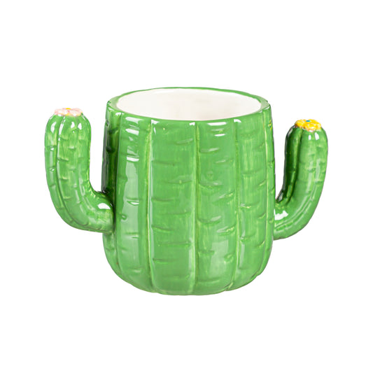 3.5" Ceramic Cactus Mug/ Storage Jar