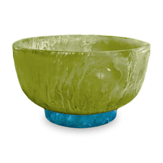 Beatriz Ball Rio Bowl - Green With Blue Base