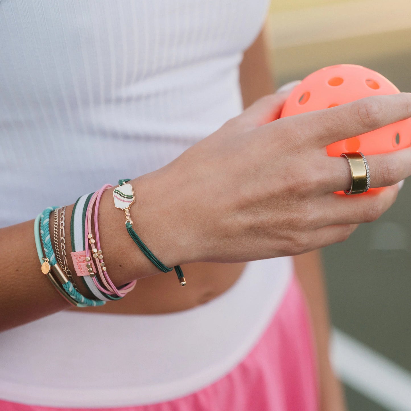 "Rally" Pickleball Hair Tie Bracelets