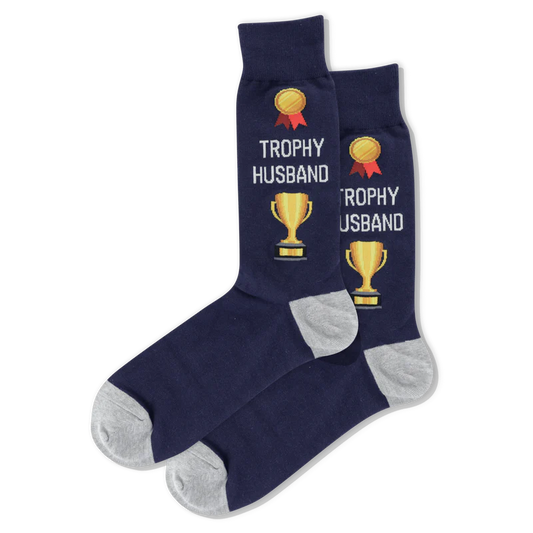 Men's Trophy Husband Crew Socks