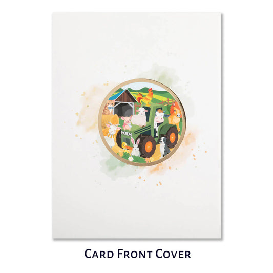 Farm Animals Pop Up Card