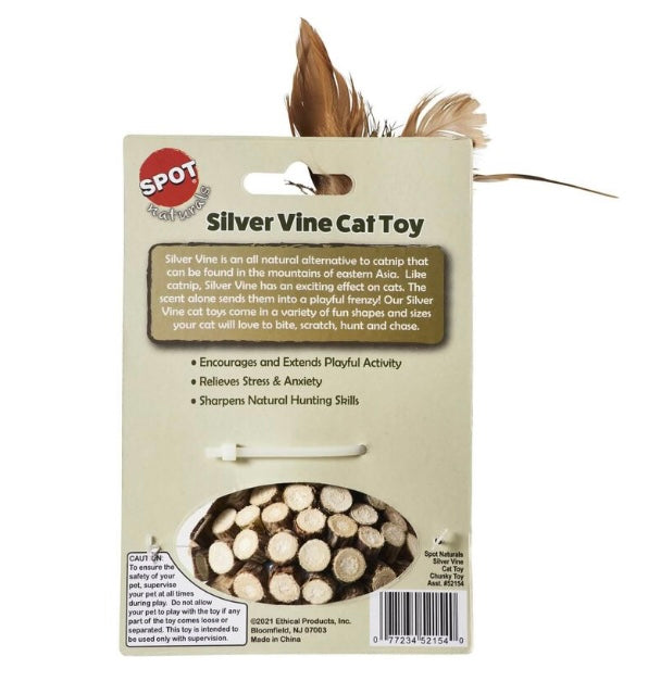 Ethical/Spot Silver Vine Chunky Cat Toy