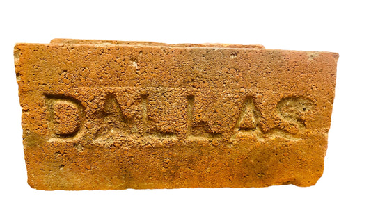 Red Clay Brick Paver Salvaged Vintage Dallas Brick
