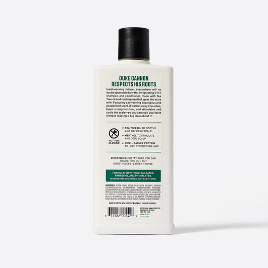 Duke Cannon Tea Tree Shampoo + Conditioner