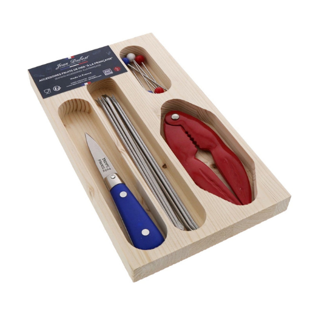 Jean Dubost 4 Piece Seafood Tool Set