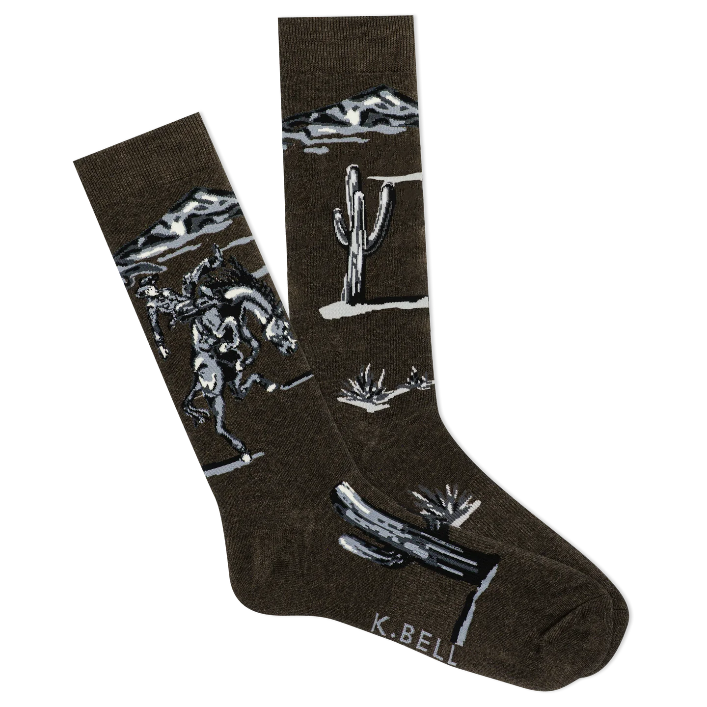 Men's Bucking Bronco Crew Sock