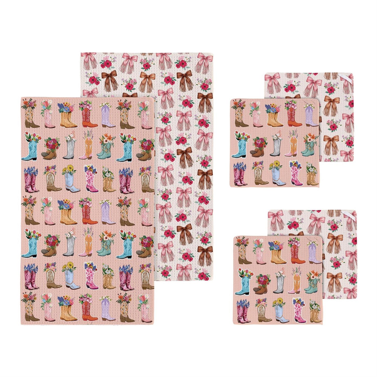 Boots And Bows Quick Dry Towel Set
