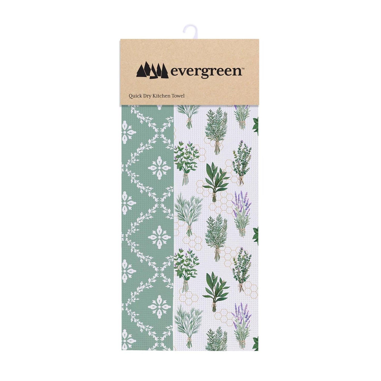 Pollinator Garden Kitchen Towel - Double-Sided