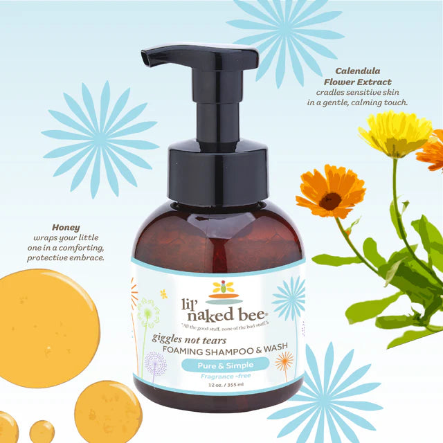 Pure & Simple Giggles Not Tears Foaming Shampoo & Wash
