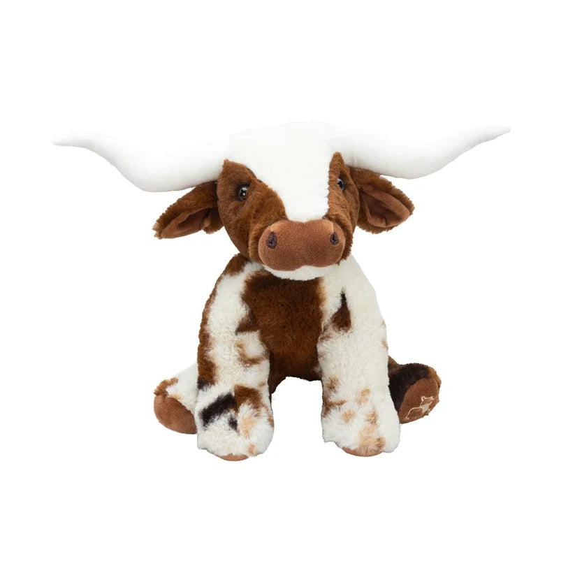 Large Cream Brown Texas Cow