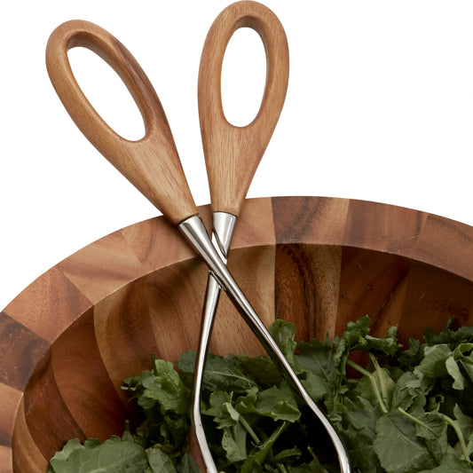 Nambe Curvo Salad Scissors