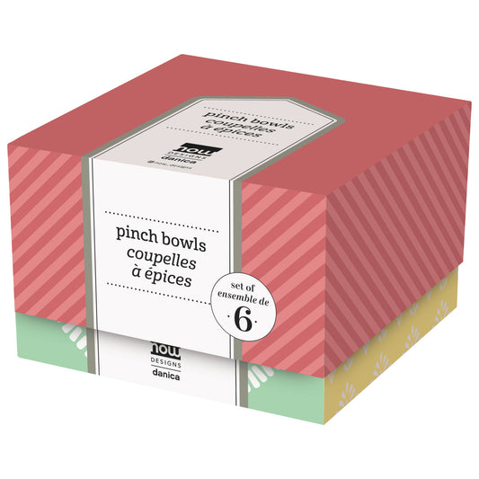 Dewdrop Pinch Bowls - Set of 6