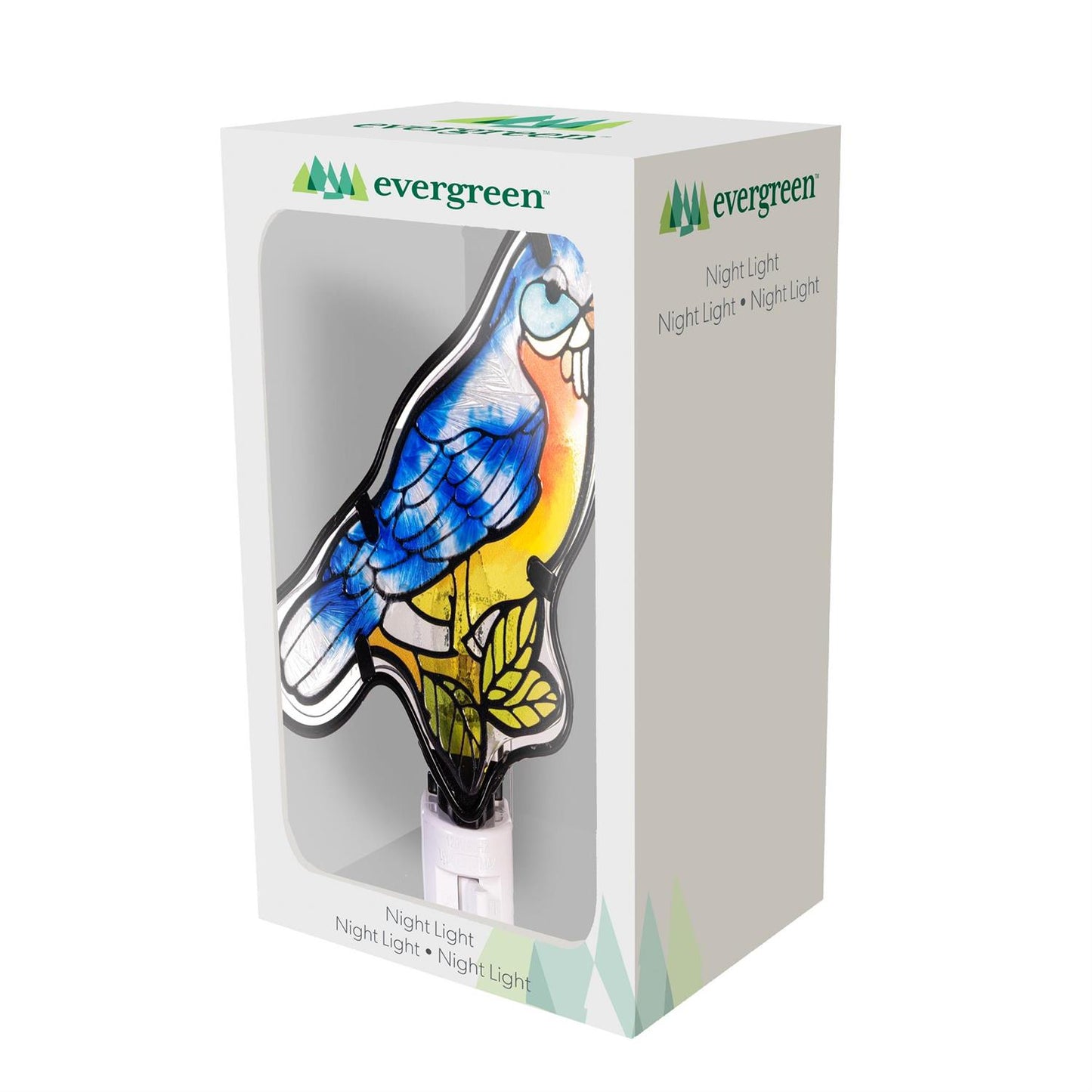 Glass Bluebird Nightlight