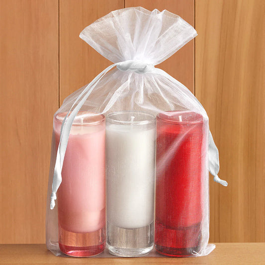 Blanc De Noir Votive Candle Trio