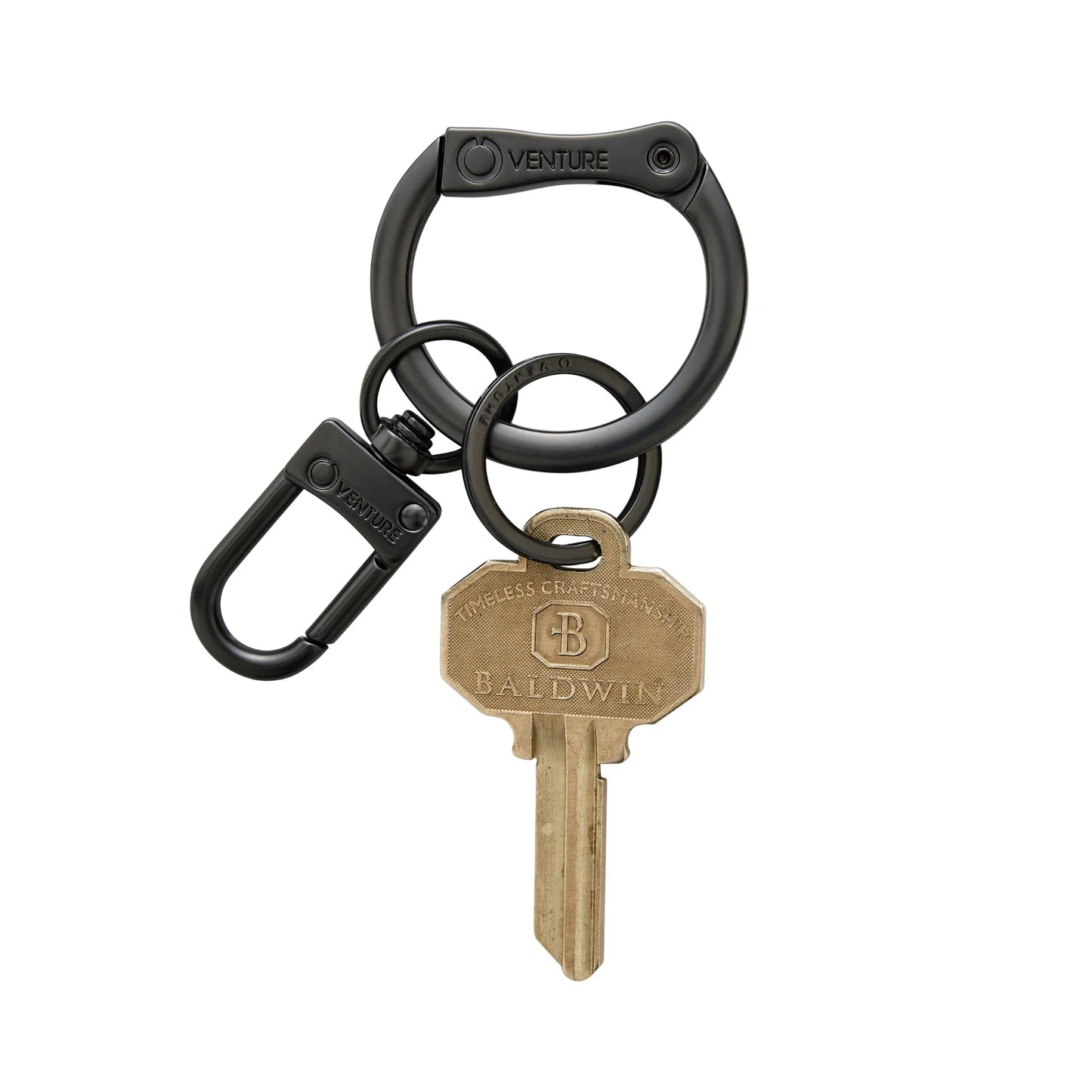 Men's Keychain - Matte Black Keyring