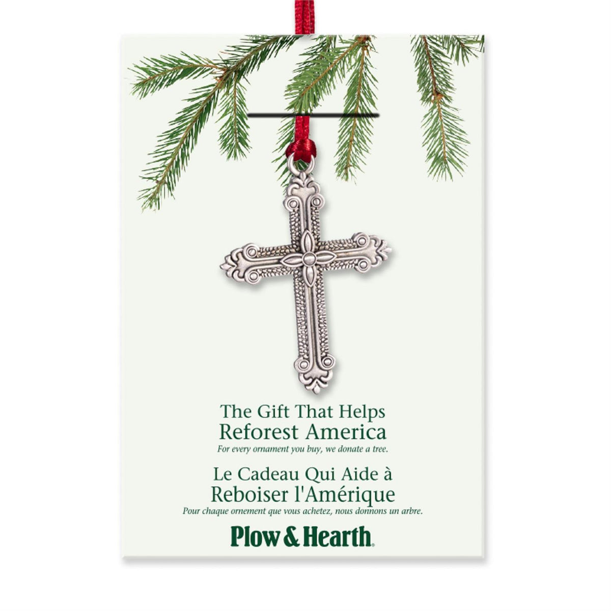 Christmas Cross Ornament
