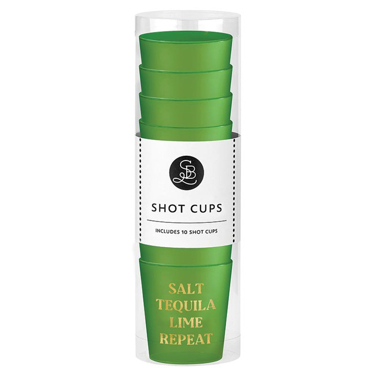 Gold Foil Frost Shot Cups