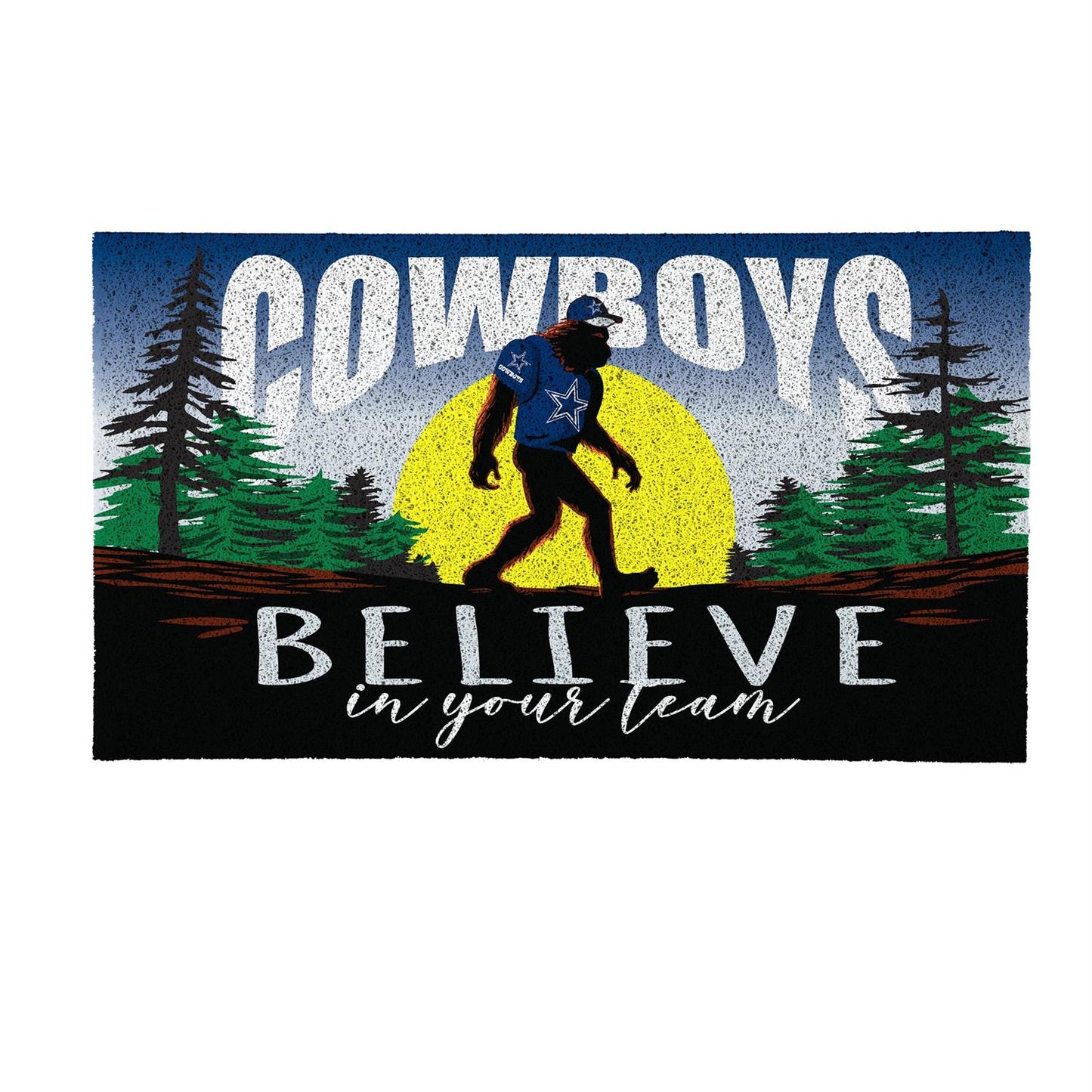 Dallas Cowboys Bigfoot PVC Mat