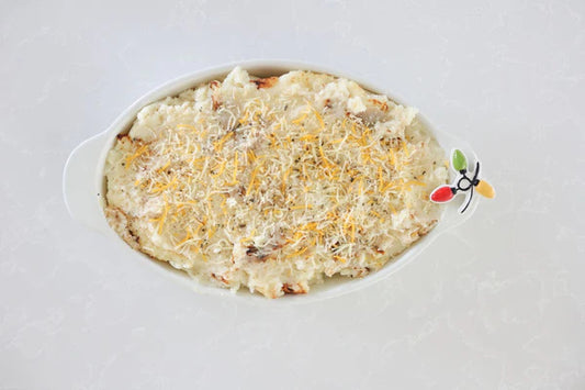 Nora Fleming Serveware Pinstripes Stoneware Ceramic Oval Baker