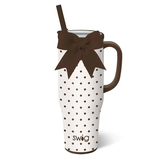 Swig Mocha Dots Mega Mug 40 oz.