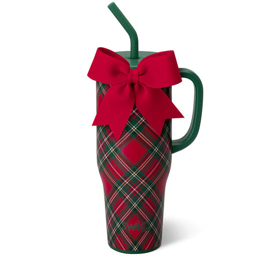 Christmas Plaid Mega Mug Tumbler - 40 oz.