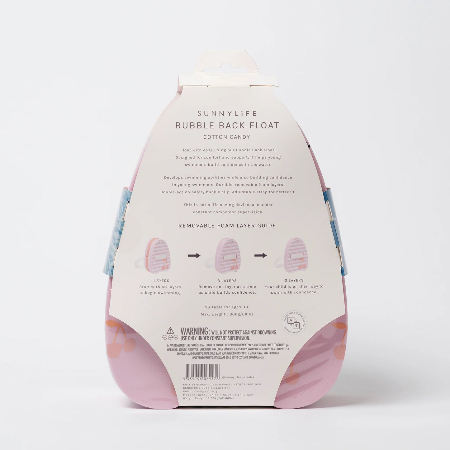 Bubble Back Float: Cotton Candy
