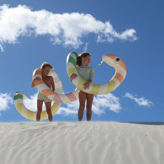 Giant Inflatable Noodle Poolside Sorbet Stripe