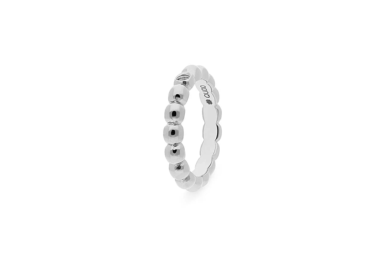 Qudo Veroli Basic Bubble Silver Ring