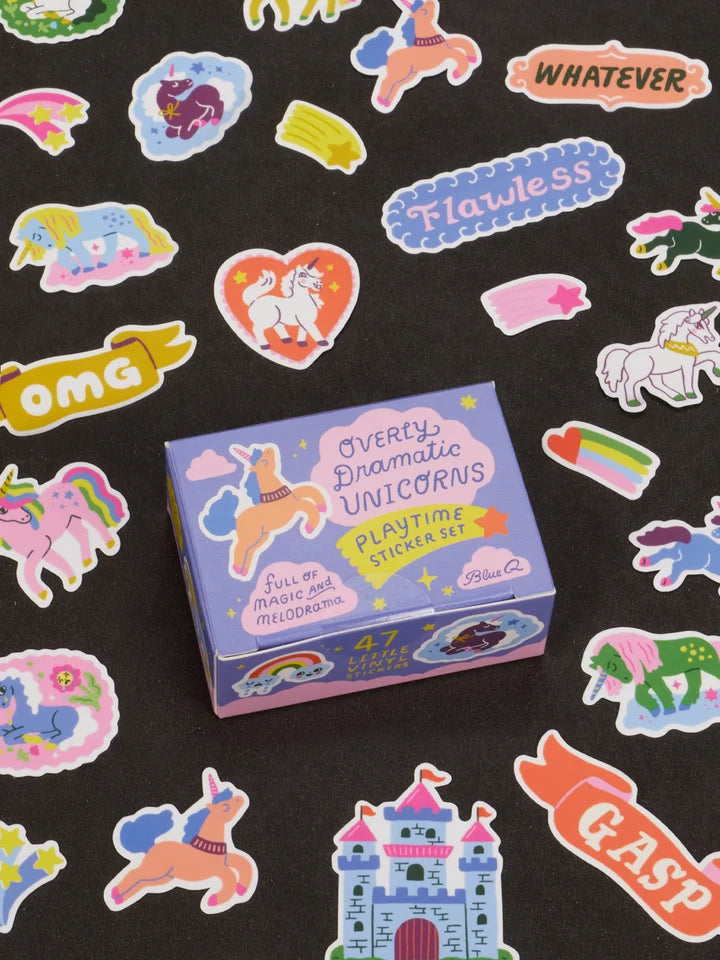 Overly Dramatic Unicorns Playtime Sticker Set