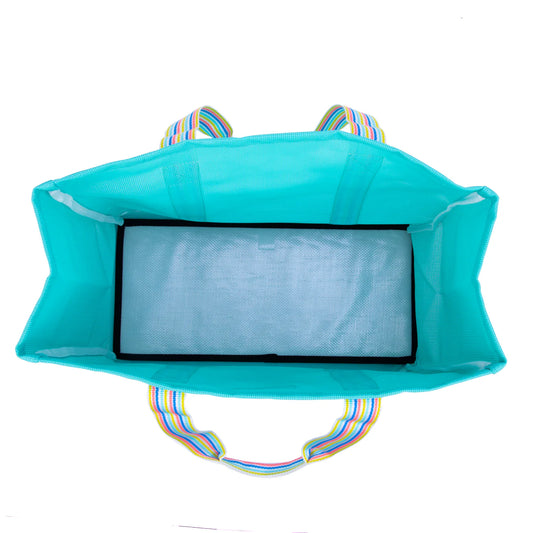 Roadtripper Tote Bag- French Blue Striped