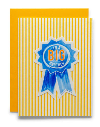 I'm a Big Brother Sticker Card