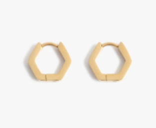Marrin Costello Jewelry: Hex Huggies Earrings